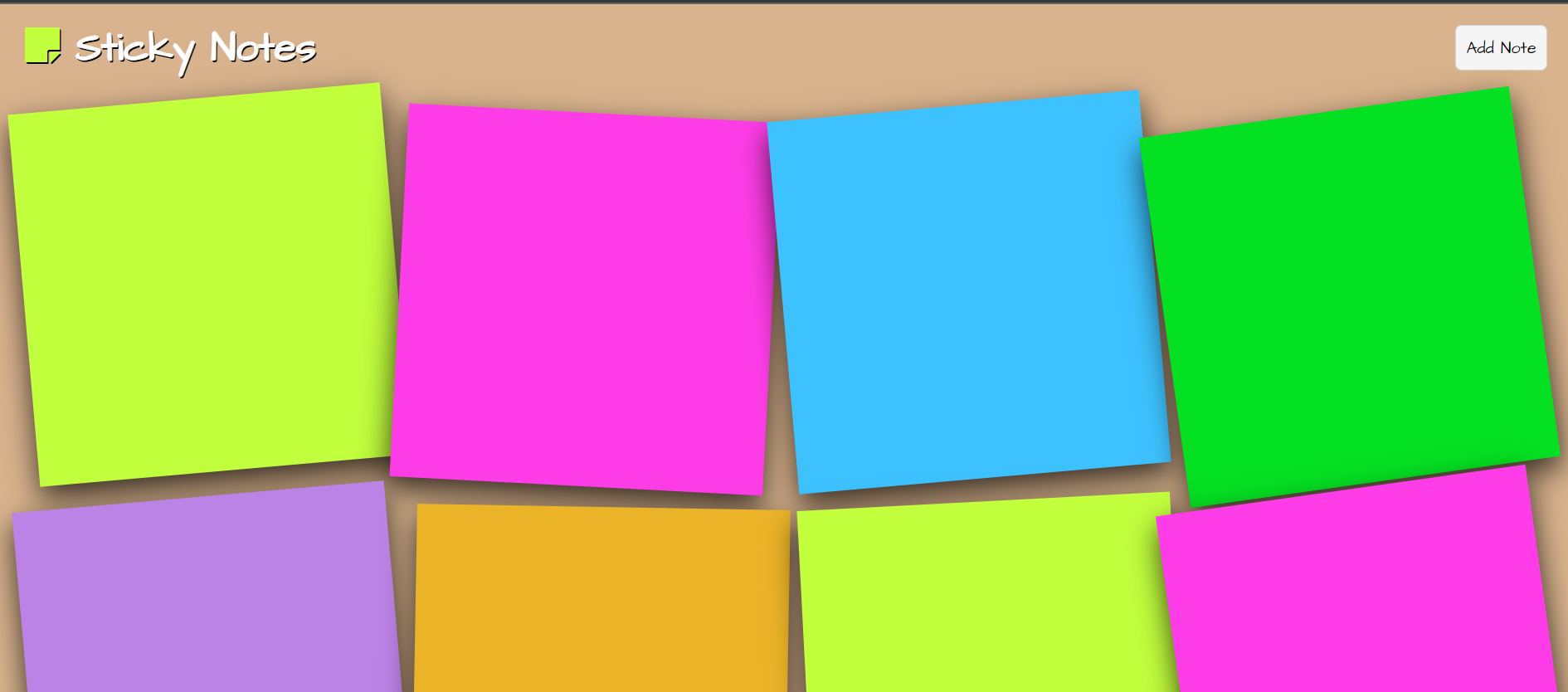 Sticky Notes App